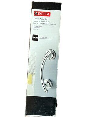 NWOT Delta Curved Assist Bar, Polished Chrome, Supports up to 300 lbs.